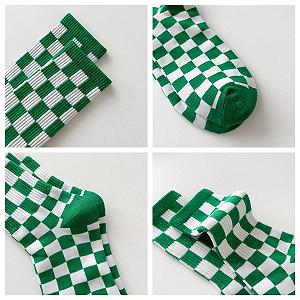 Носки AKAMAS в клетку, 5 пар, Женские, Цветные, Размер 35-41 synthetic.ua - Фото 1