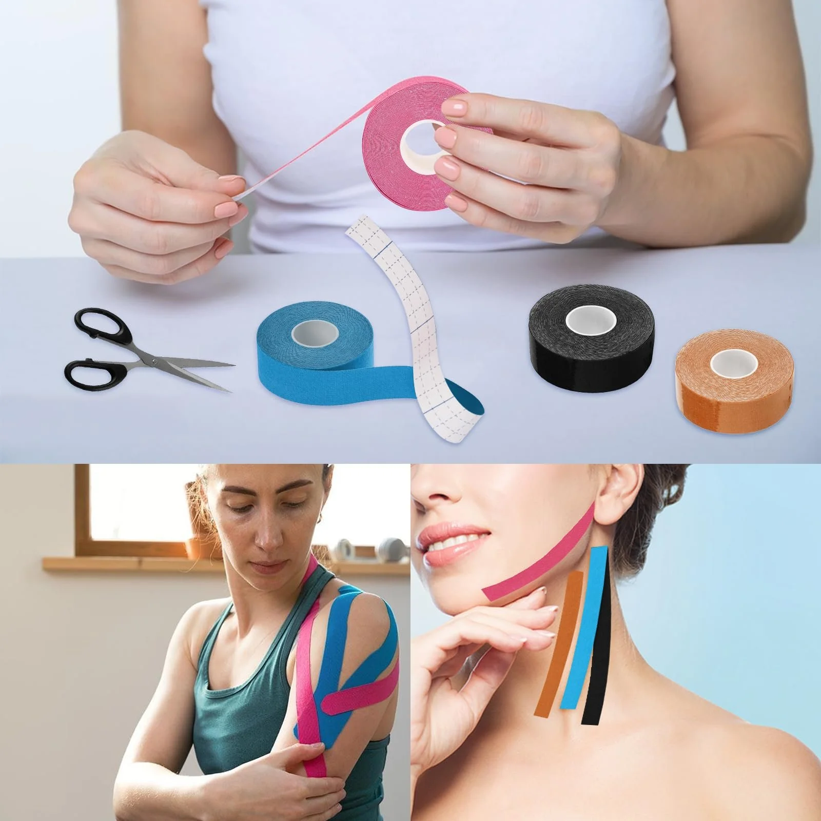 Стрічка для підтяжки обличчя Colorich 4 шт, засіб для підтяжки подвійного підборіддя, фото №5