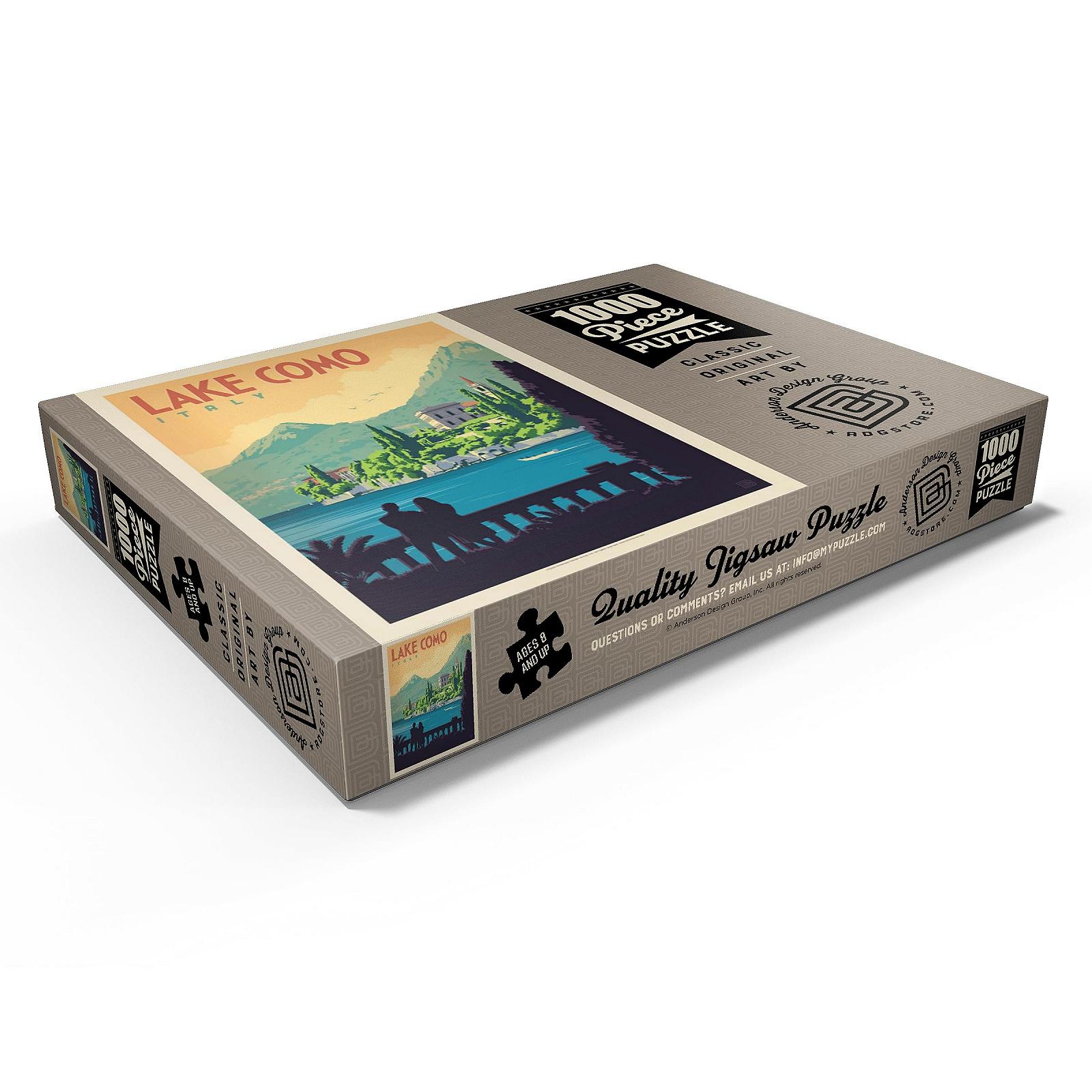 Пазл MyPuzzle Special Collection by Anderson Design Group Italy: Lake Como, Vintage Poster 1000 элементов, фото №3