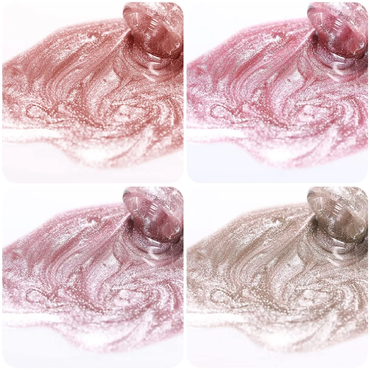 Гель-лак Vishine Cat Eye, голографічний, магнітний, з ефектом сяйва Auroras Snowlight, 8 мл, фото №4