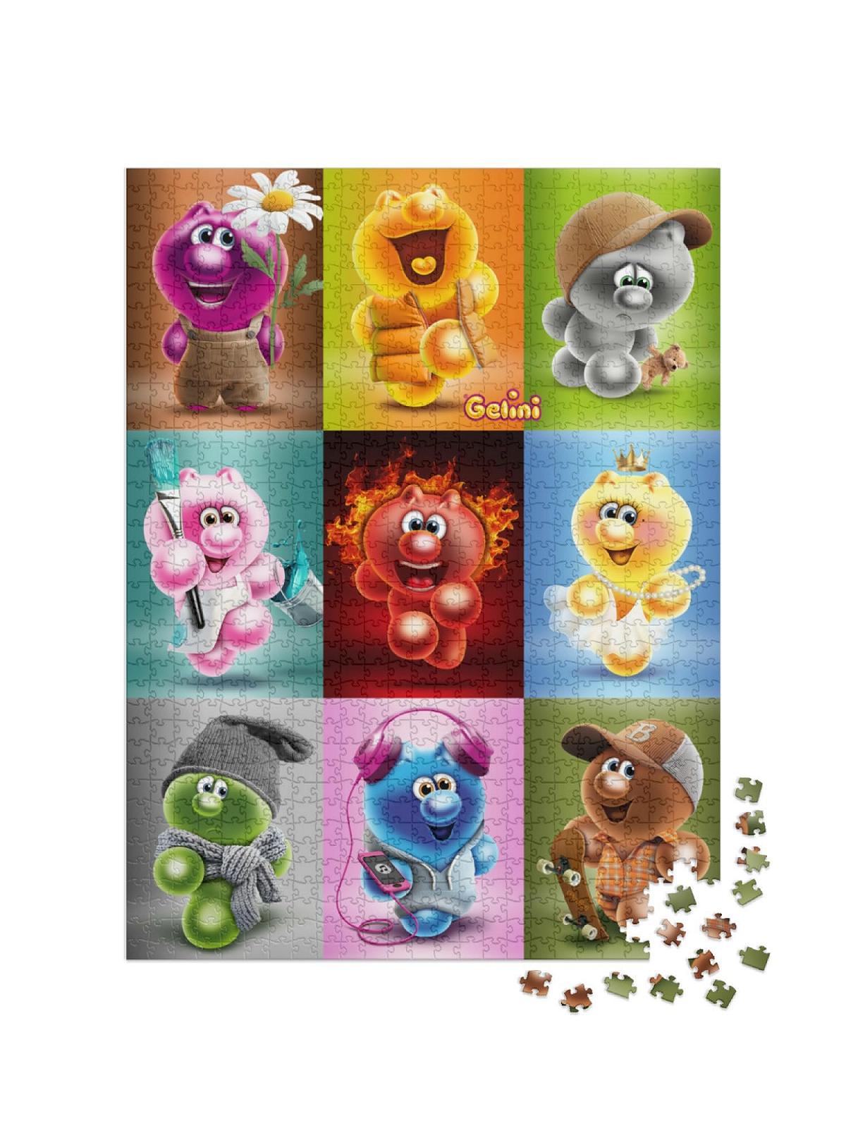 Пазл puzzleYOU Gelini Collage 1000 элементов, фото №2