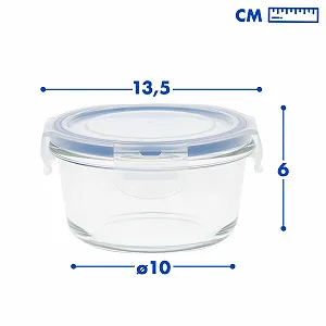 Контейнеры для хранения еды AKTIVE Max Home Pack of 12 420 ml Round synthetic.ua - Фото 1