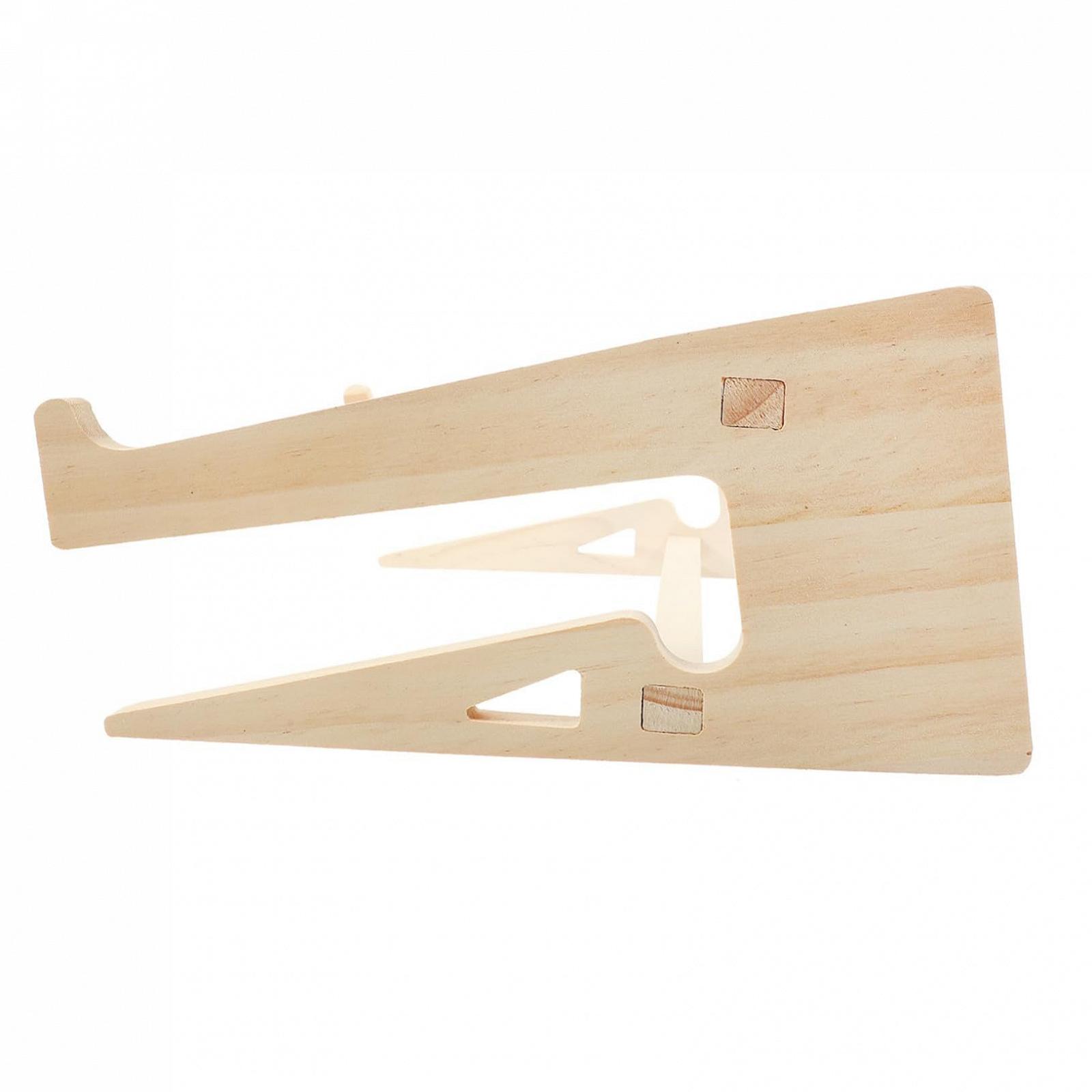 Підставка Деревʼяна для ноутбука Портативна Ергономічна для столу Компактна та легка, фото №1