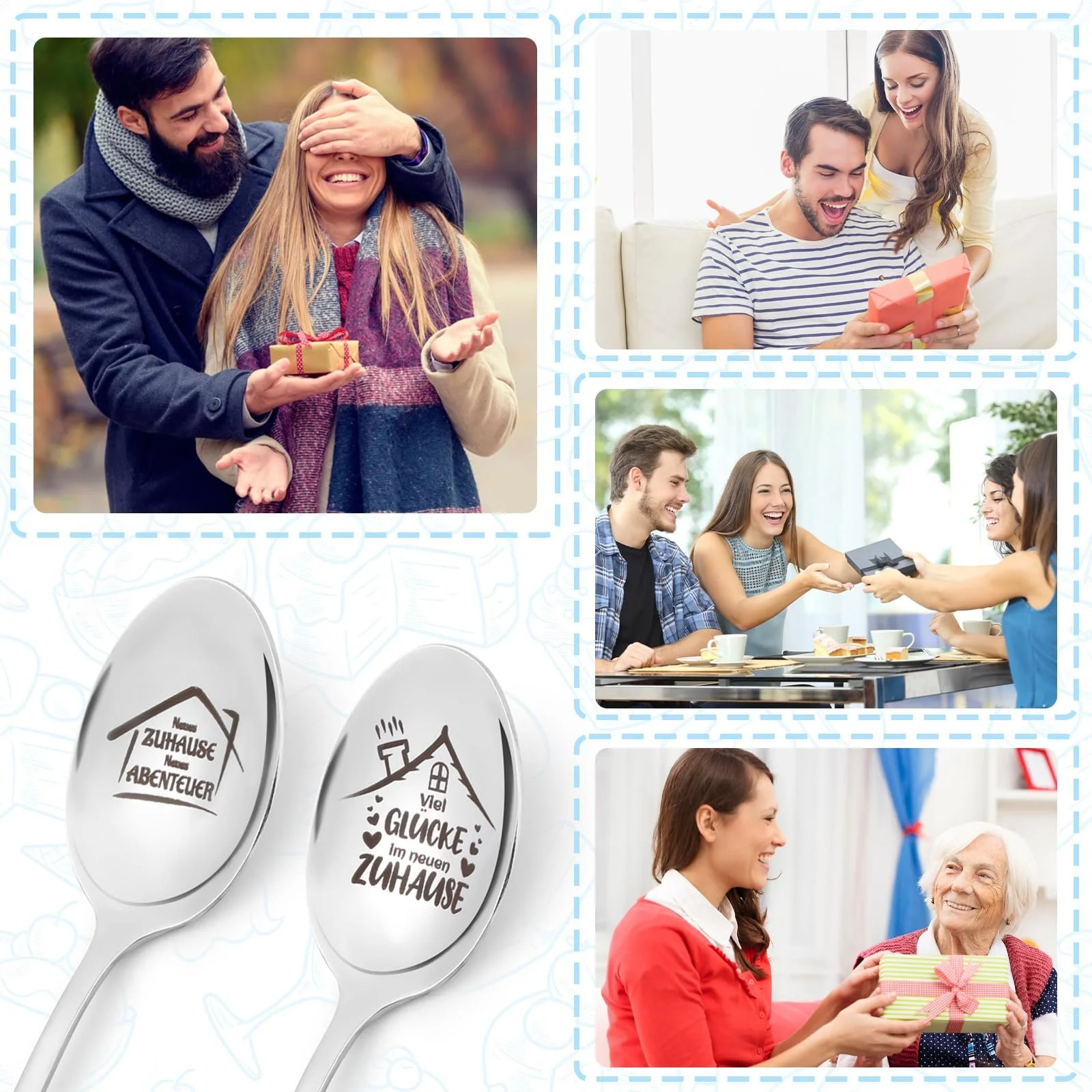 Ложка кофейная Housewarming Gift 195 см, нержавеющая сталь, фото №6