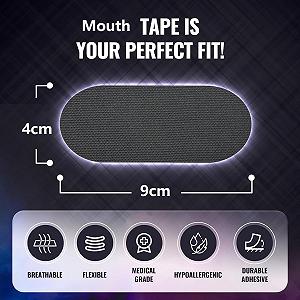 Пластир від хропіння Hobriweto для рота, ефективний засіб для тихого сну, гіпоалергенний пластир для покращення дихання synthetic.ua - Фото 1