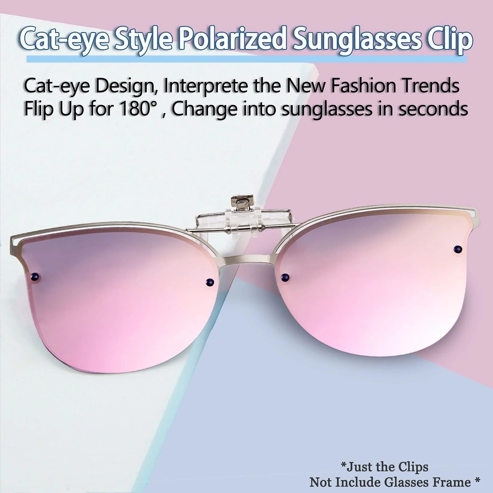 Накладні окуляри LUFF Reversible Polarised, жіночі сонцезахисні окуляри cat eye, фото №2