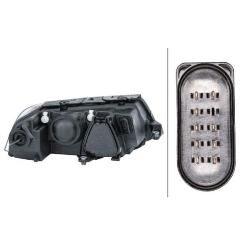 Фара головного світла HELLA 1EL 008 350-011 для VW ліва, фото №2