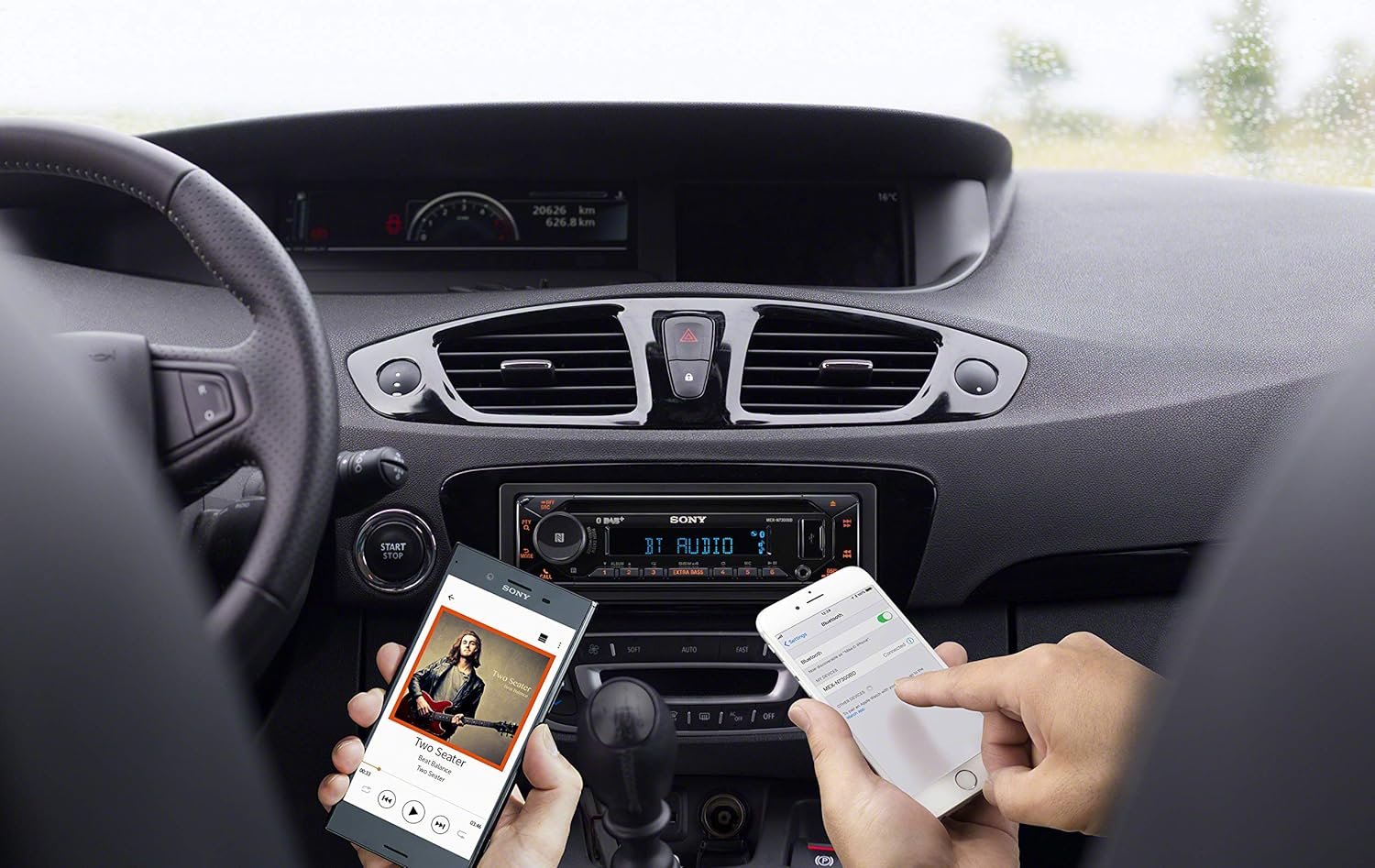 Автомагнитола Sony MEX-N7300BD / Bluetooth / NFC / USB / CD / AUX / DAB+, фото №4