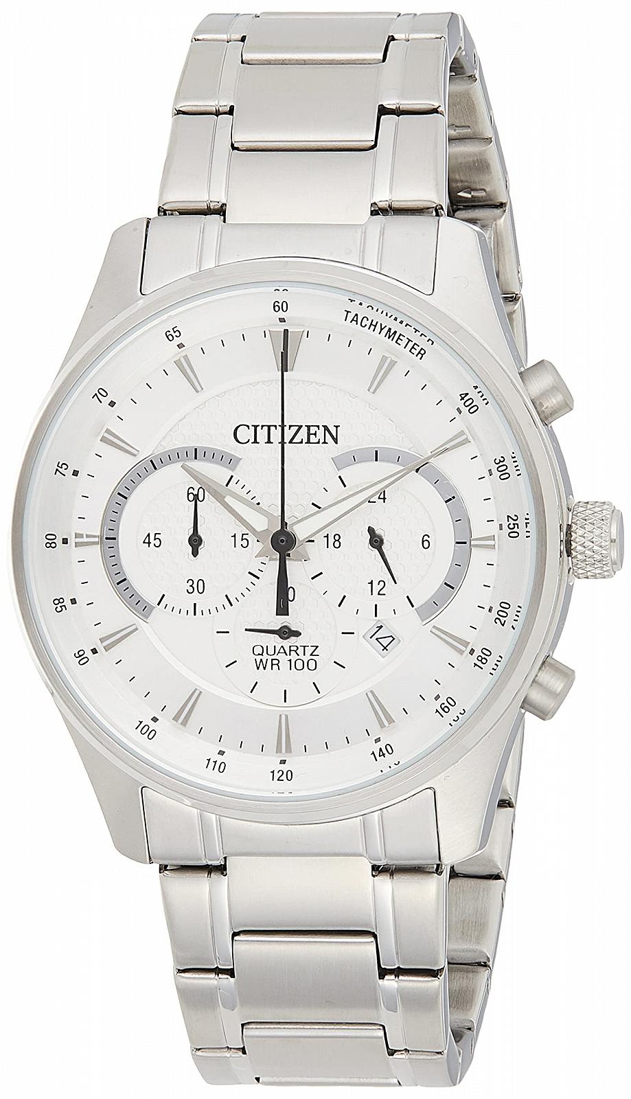 Годинник Citizen AN8190-51A Unisex Quartz Stainless Steel Analog Watches Сріблястий, фото №1