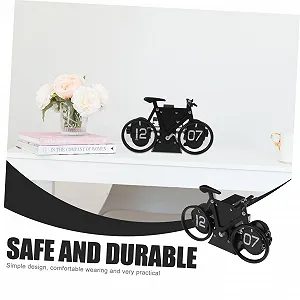 Настольные часы MUCKLILY В форме велосипеда винтажные Mechanisch Ретро-стиль Черный цена на synthetic.ua - Фото 1 Настольные часы MUCKLILY В форме велосипеда винтажные Mechanisch Ретро-стиль Черный synthetic.ua - Фото 1