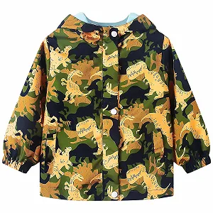 Водонепроницаемая детская куртка JinBei с капюшоном для мальчиков - Фото 1