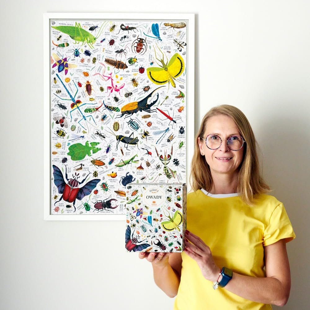 Пазл CzuCzu Puzzlove Insects 1000 елементів 48 x 68 см, фото №5 Пазл CzuCzu Puzzlove Insects 1000 елементів 48 x 68 см, фото №5