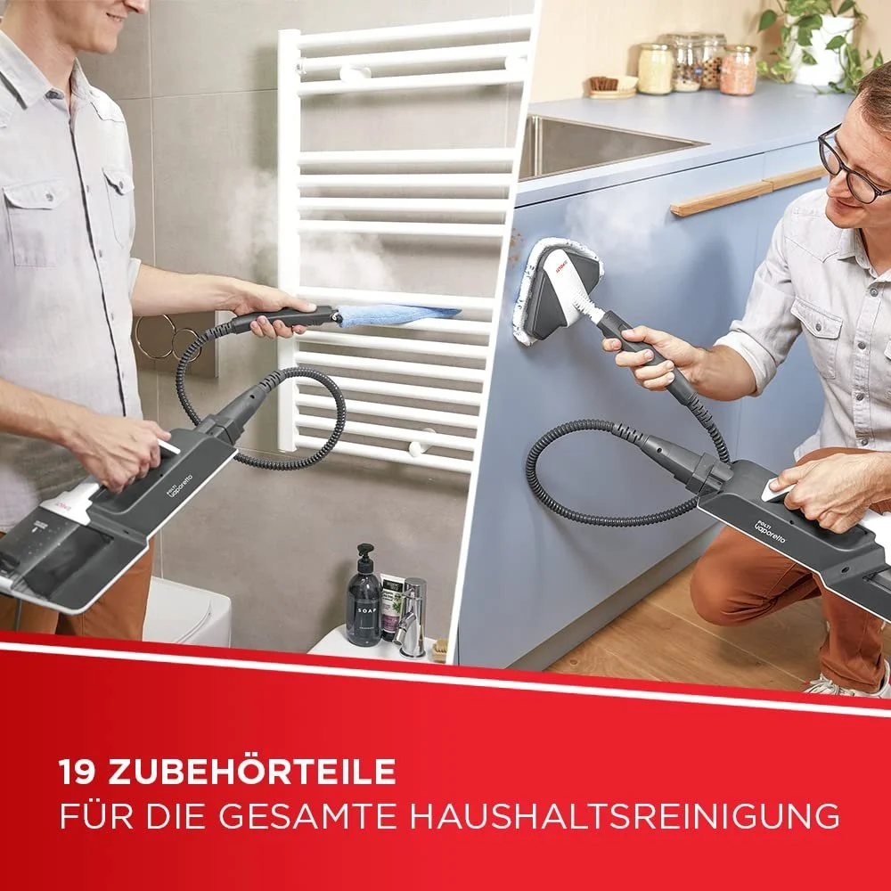 Парова швабра Polti Vaporetto SV650_Style 2000 Вт 19 аксесуарів Червона, фото №5