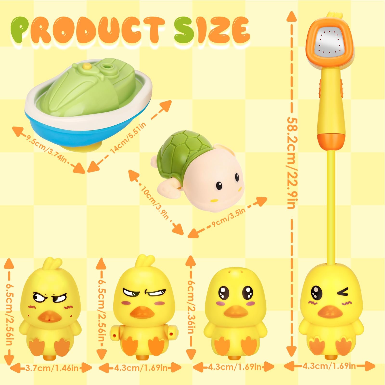 Набір іграшок для ванни "Качка", фото №5