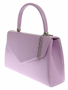 Клатч Girly Handbags лакированный, маленький жесткий корпус для женщин synthetic.ua - Фото 1