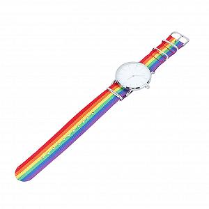 Наручные часы Healvian Rainbow для женщин и мужчин, модные часы с кварцевым механизмом, стильное украшение на запястье, серебристый, дизайн унисекс, модный аксессуар, разноцветный - Фото 1