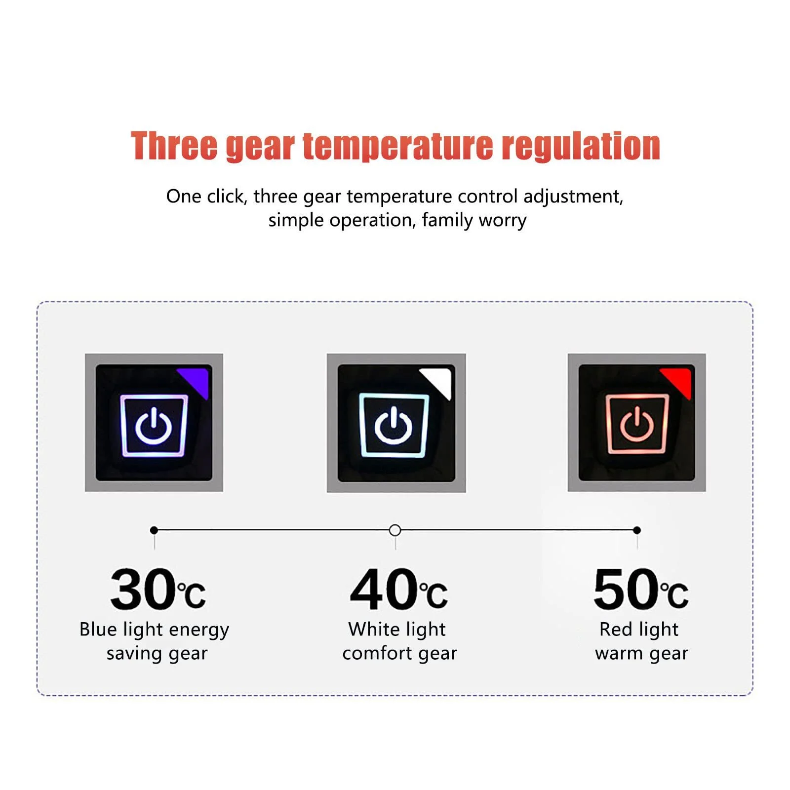 Куртка з підігрівом Wyongtao Дитяча з Power Bank Куртка з капюшоном з підігрівом з 3 рівнями нагріву Водонепроникна, фото №3