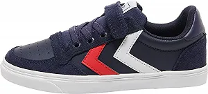 Кроссовки Hummel Slimmer Stadil Leather Low JR - Фото 1