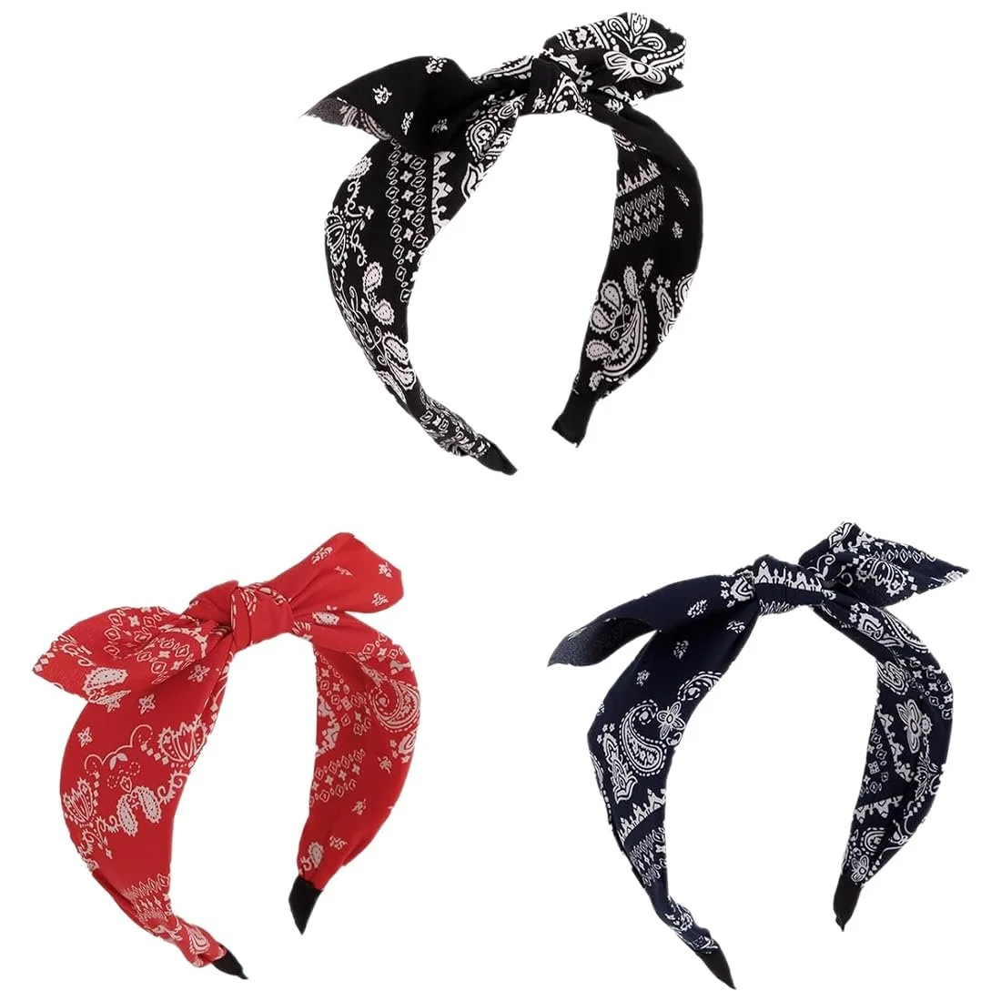 Обруч на голову Широка Paisley Жіноча з бантом, фото №1 Обруч на голову Широка Paisley Жіноча з бантом, фото №1