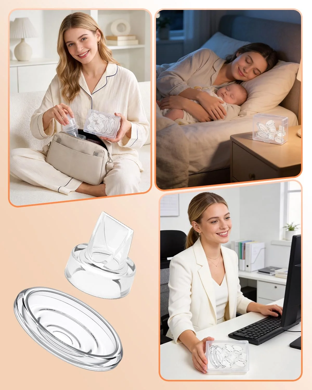 Клапани та діафрагми для молоковідсмоктувача Momcozy S9 Pro S12 Pro S12 S9 6 шт. силіконові аксесуари, фото №7 Клапани та діафрагми для молоковідсмоктувача Momcozy S9 Pro S12 Pro S12 S9 6 шт. силіконові аксесуари, фото №7