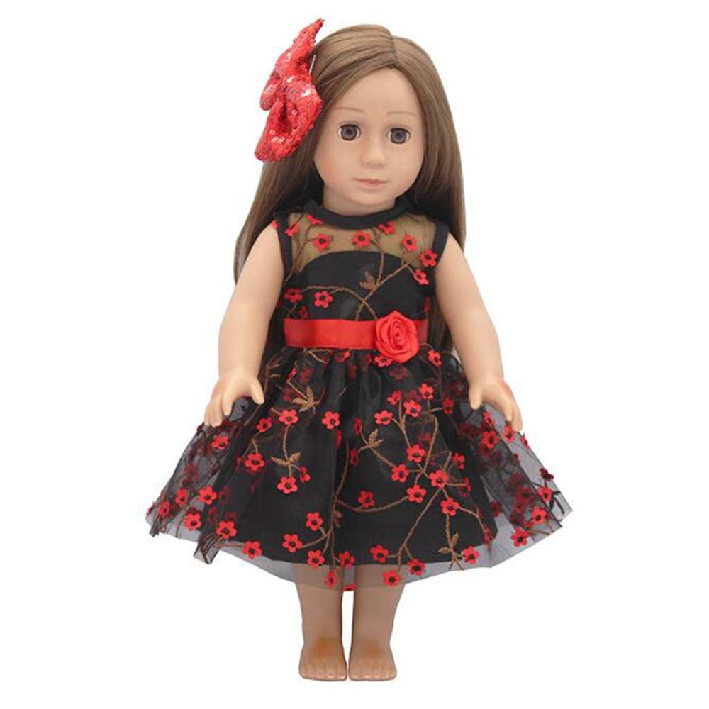 Аксессуары Uteruik для 46см American Girl Doll Повседневные костюмы - Юбка и обруч для волос 2шт/набор, фото №3
