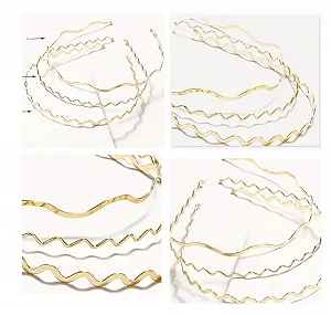 Набор металлических обручей для волос 3 шт. synthetic.ua - Фото 1