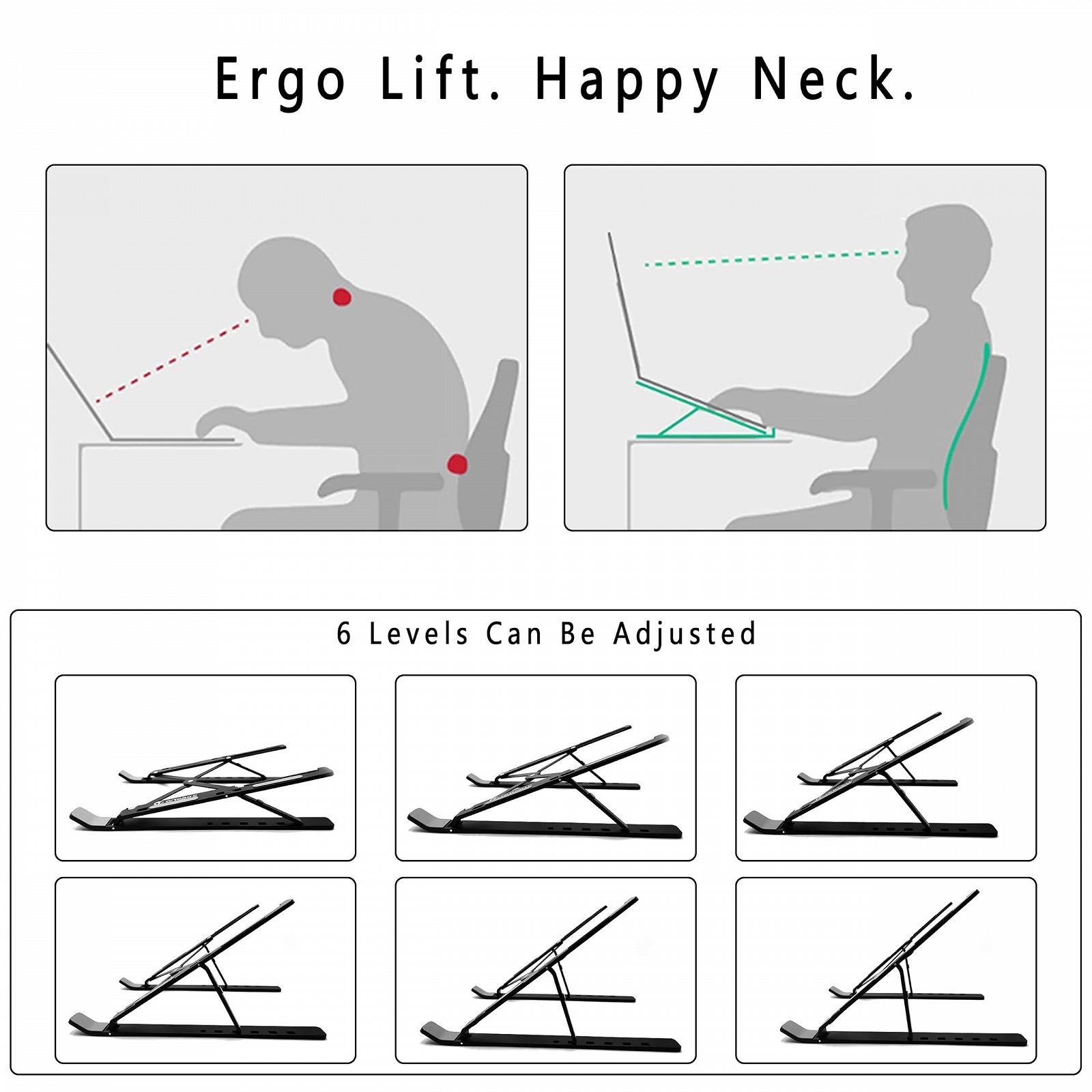 Подставка для ноутбука AiTodos Черный, фото №5