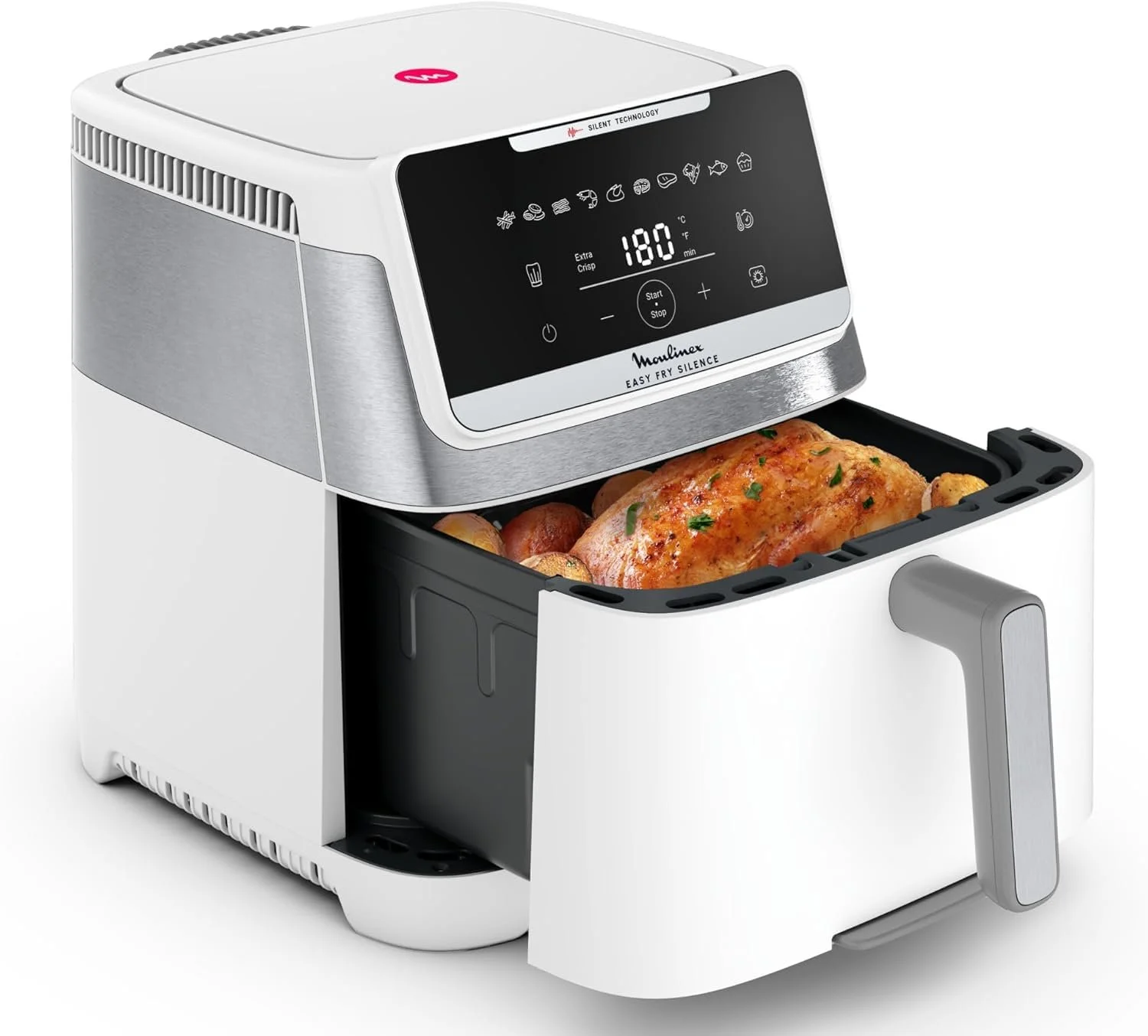 Мультипіч Moulinex Easy Fry Silence EZ8421 7 л 10 режимів Білий, фото №3 Мультипіч Moulinex Easy Fry Silence EZ8421 7 л 10 режимів Білий, фото №3