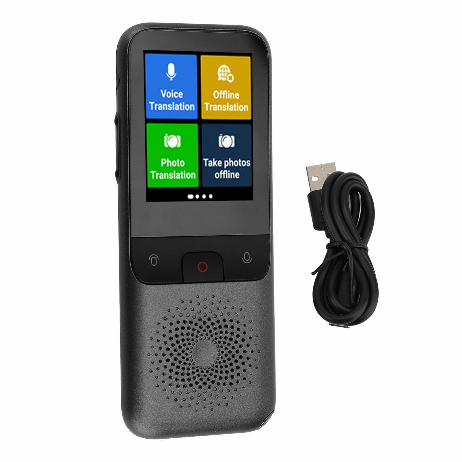 Перекладач іноземних мов з екраном 2,4 дюйма, онлайн і офлайн переклад 138 мовами, фото №9