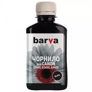 Чернила BARVA CANON GI-490 180г BLACK Pigmented G490-503 - Фото 1