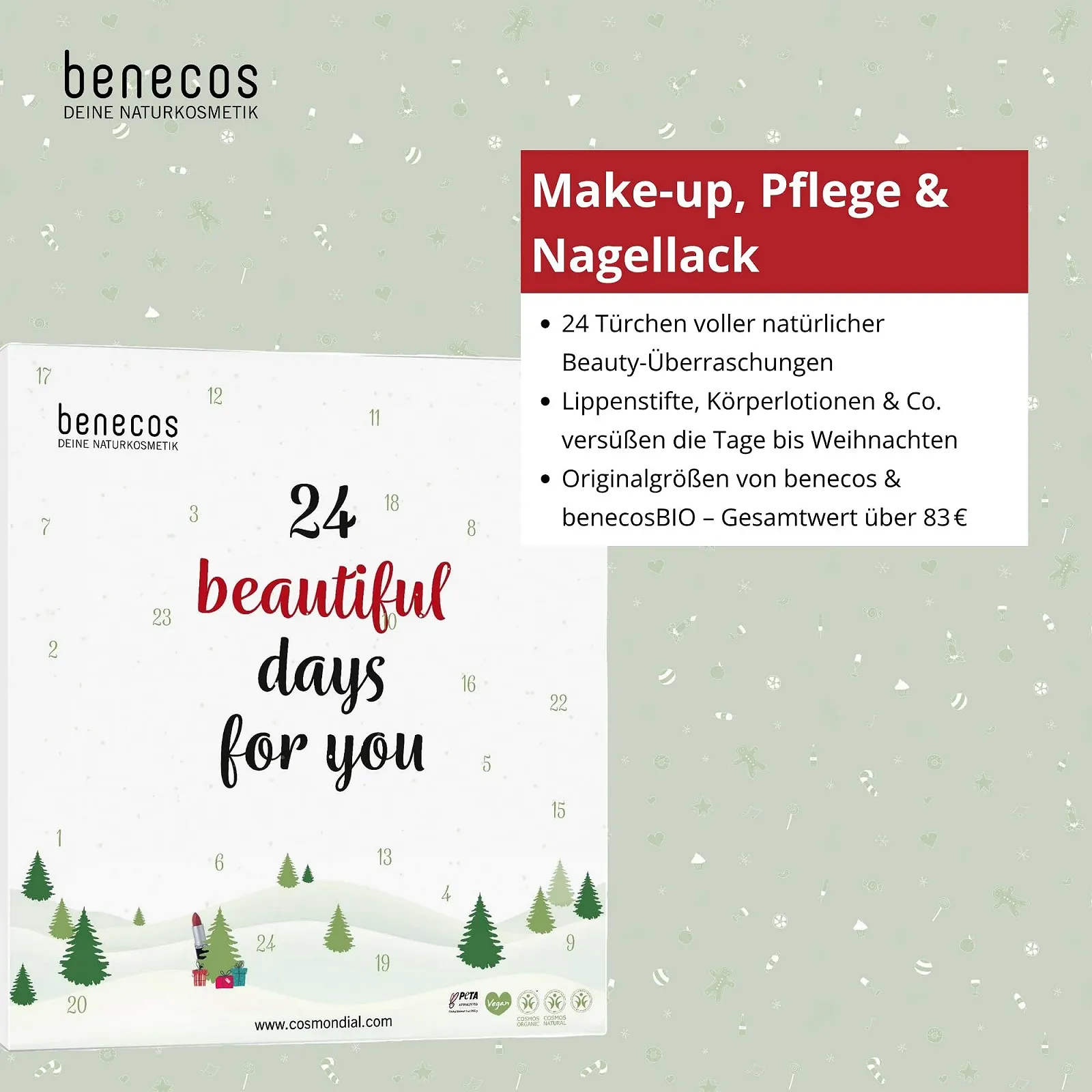 Адвент-календарь Benecos Beautiful Days For You, фото №4