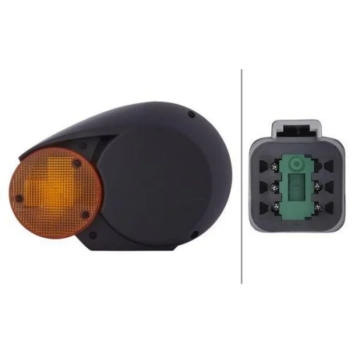 Фара головного света HELLA 1E3 996 160-671 левая для DAF LIEBHERR AHLMANN MANITOU, фото №2