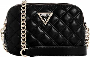Жіноча сумка через плече Guess Giully Mini Status Чорний - Фото 1