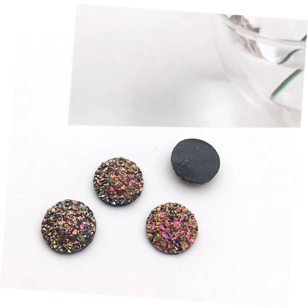 Стрази Круглі HAKIDZEL 12 мм, 100 шт., фото №3