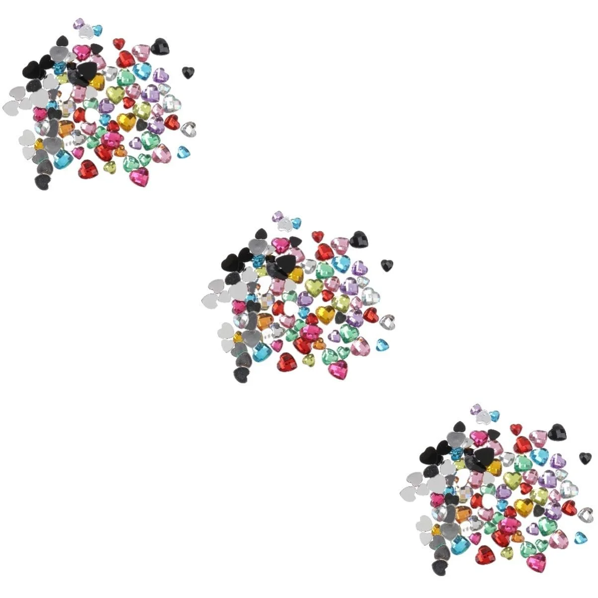 Аксессуары для волос FRCOLOR 3 набора, инструмент для маникюра с плоскими стразами, подвесками, камнями для дизайна ногтей, акриловыми украшениями на Хэллоуин 3D, фото №1