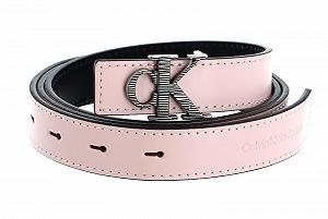 Ремень Calvin Klein CKJ Monogram Hardware 25 мм W110 Розовый румянец, Розовый румянец - Фото 1