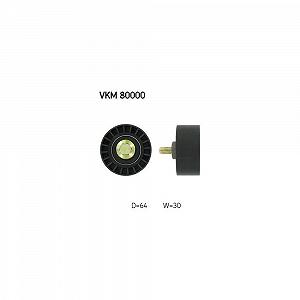 Ролик обвідний/напрямний ременя ГРМ SKF VKM 80000 для CHEVROLET DAEWOO BUICK (SGM) - Фото 1