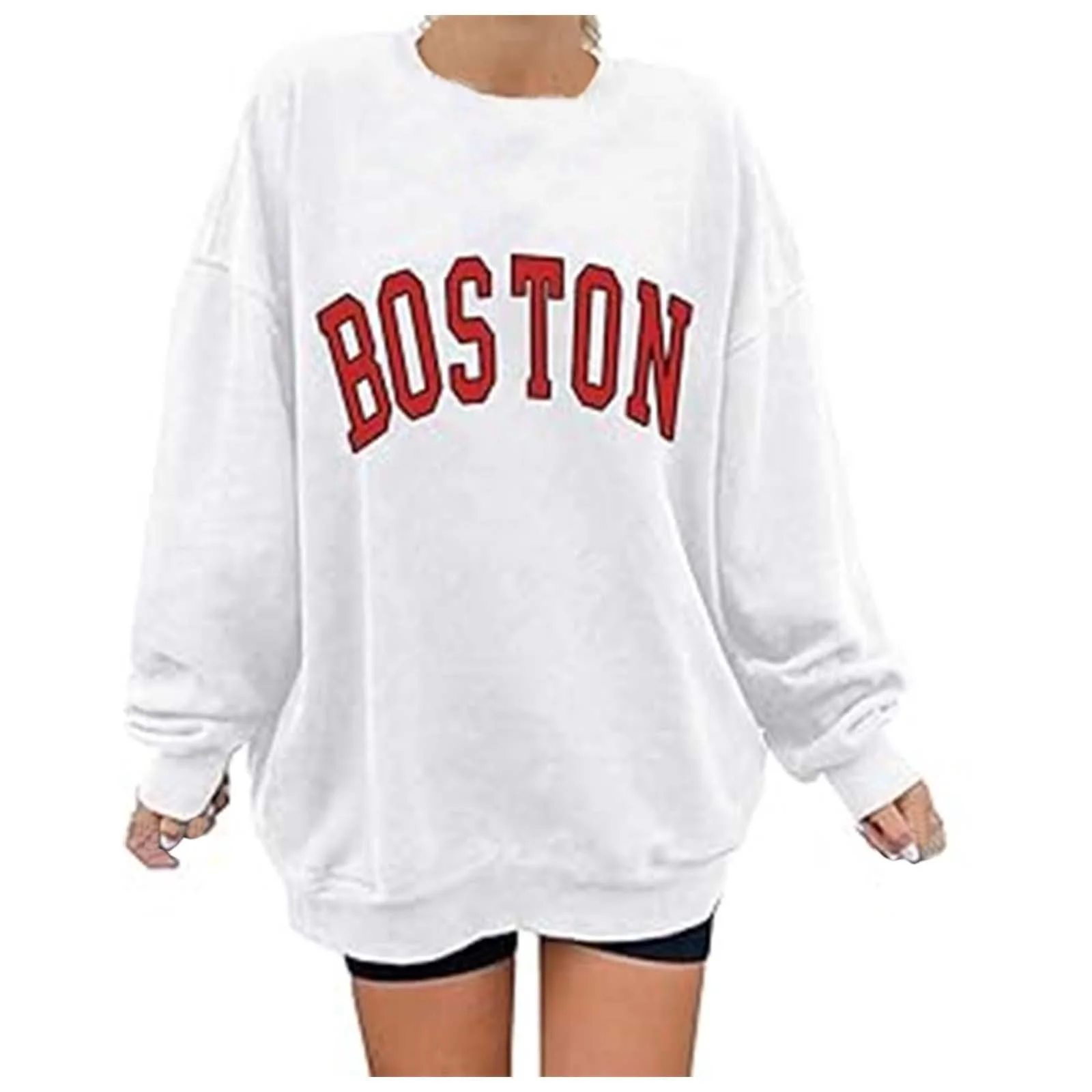 Футболка с длинным рукавом Женская Рождественская Толстовка Модная Удобная Рубашка Одежда Элегантный Удобный Повседневный Свитер Веселый Рождественский Рождественский Пуловер, фото №1 Футболка с длинным рукавом Женская Рождественская Толстовка Модная Удобная Рубашка Одежда Элегантный Удобный Повседневный Свитер Веселый Рождественский Рождественский Пуловер, фото №1