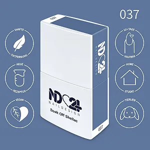 Гель-лак ND24 NailDesign Soak Off Shellac - Dusky Denim Drift, 12 мл synthetic.ua - Фото 1