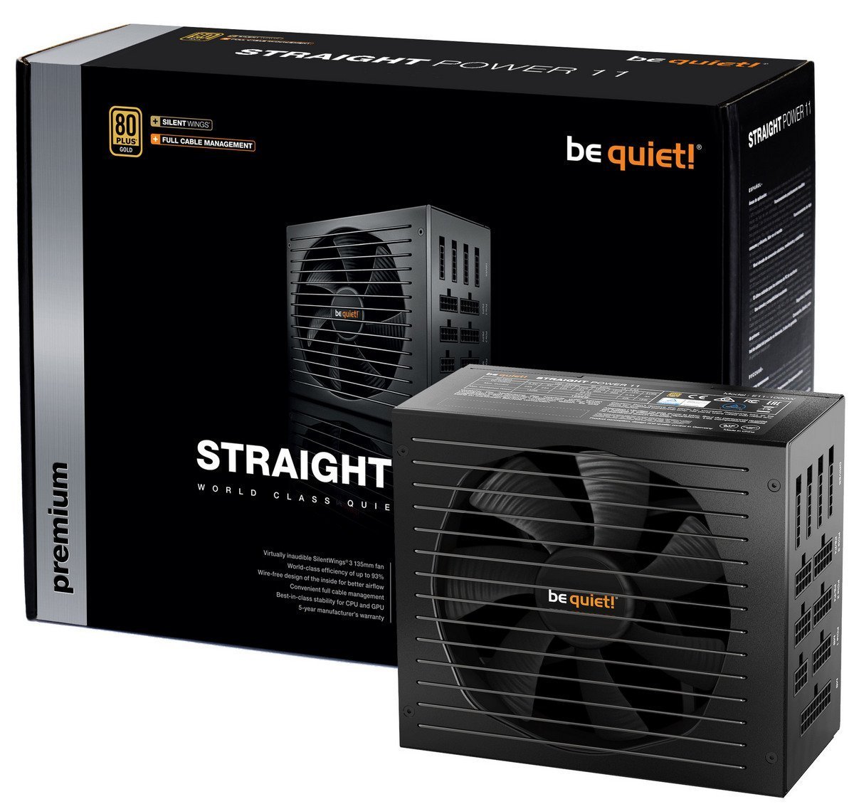 Блок живлення Be quiet! Straight Power 11 850W 80 PLUS Gold Black, фото №7