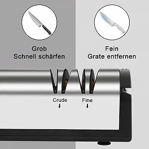 Точилка для ножів SOARFLY електрична з нержавіючої сталі професійна ергономічна synthetic.ua - Фото 1