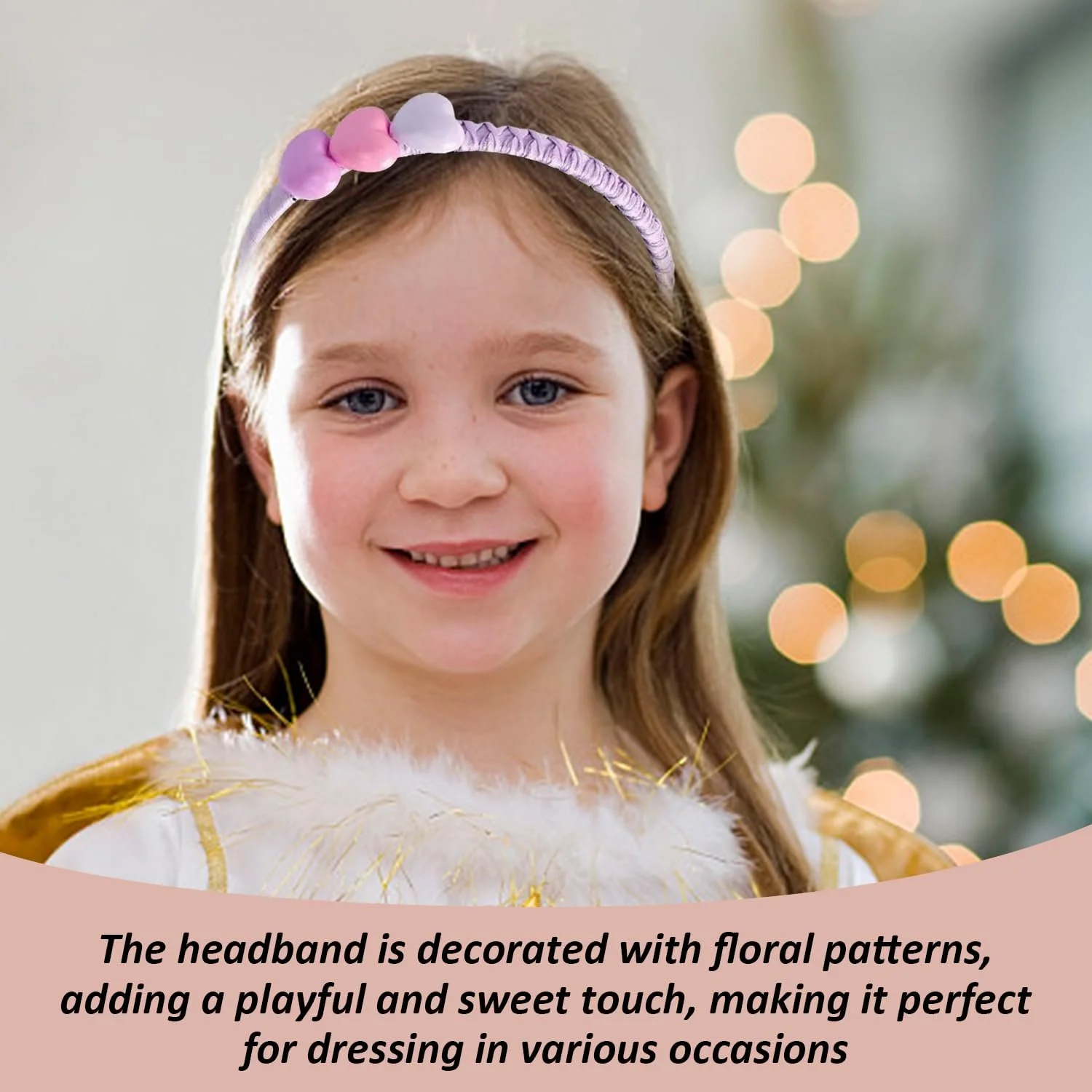 Обруч Квітковий Мультяшний Аксесуар для волосся для дівчат, фото №4 Обруч Квітковий Мультяшний Аксесуар для волосся для дівчат, фото №4