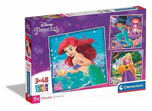 Пазл Clementoni Supercolor Disney Princesses 3 x 48 елементів 25304 - Фото 1