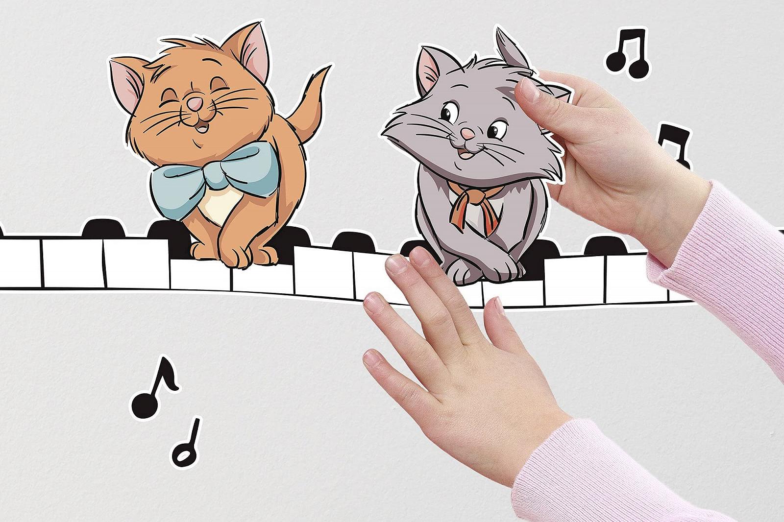 Наклейка на стену Komar Disney Коты-аристократы 14106h 50 x 70 см 7 шт., фото №4