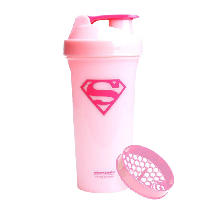 Шейкер спортивний SmartShake Lite 800ml DC Supergirl, фото №1