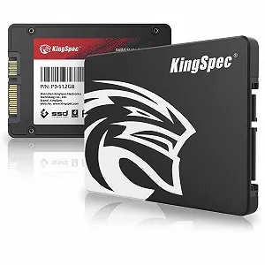 Внутренний SSD KingSpec P3 512 ГБ 2.5 Inch SATA 3 3D NAND Flash - Фото 1