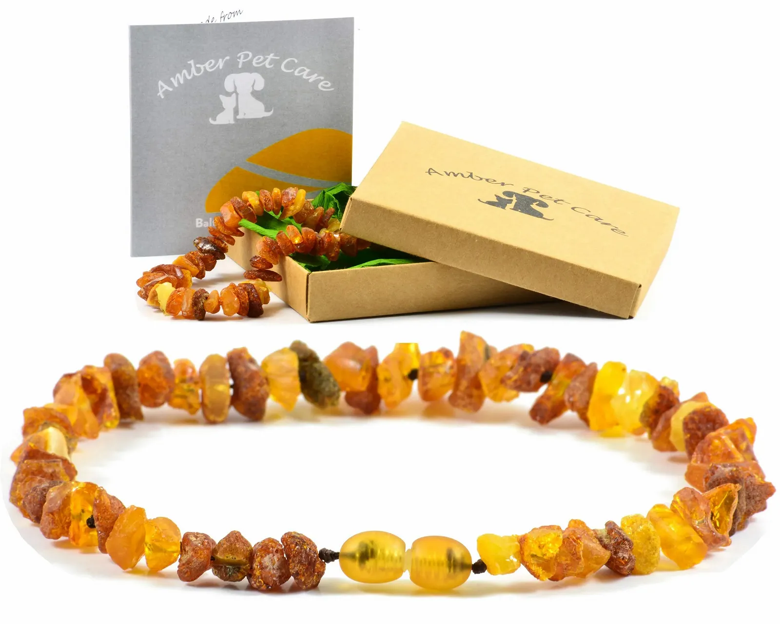 Нашийник Raw Baltic Amber 32 см, фото №1