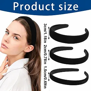 Обруч оксамитовий для волосся, однотонний synthetic.ua - Фото 1