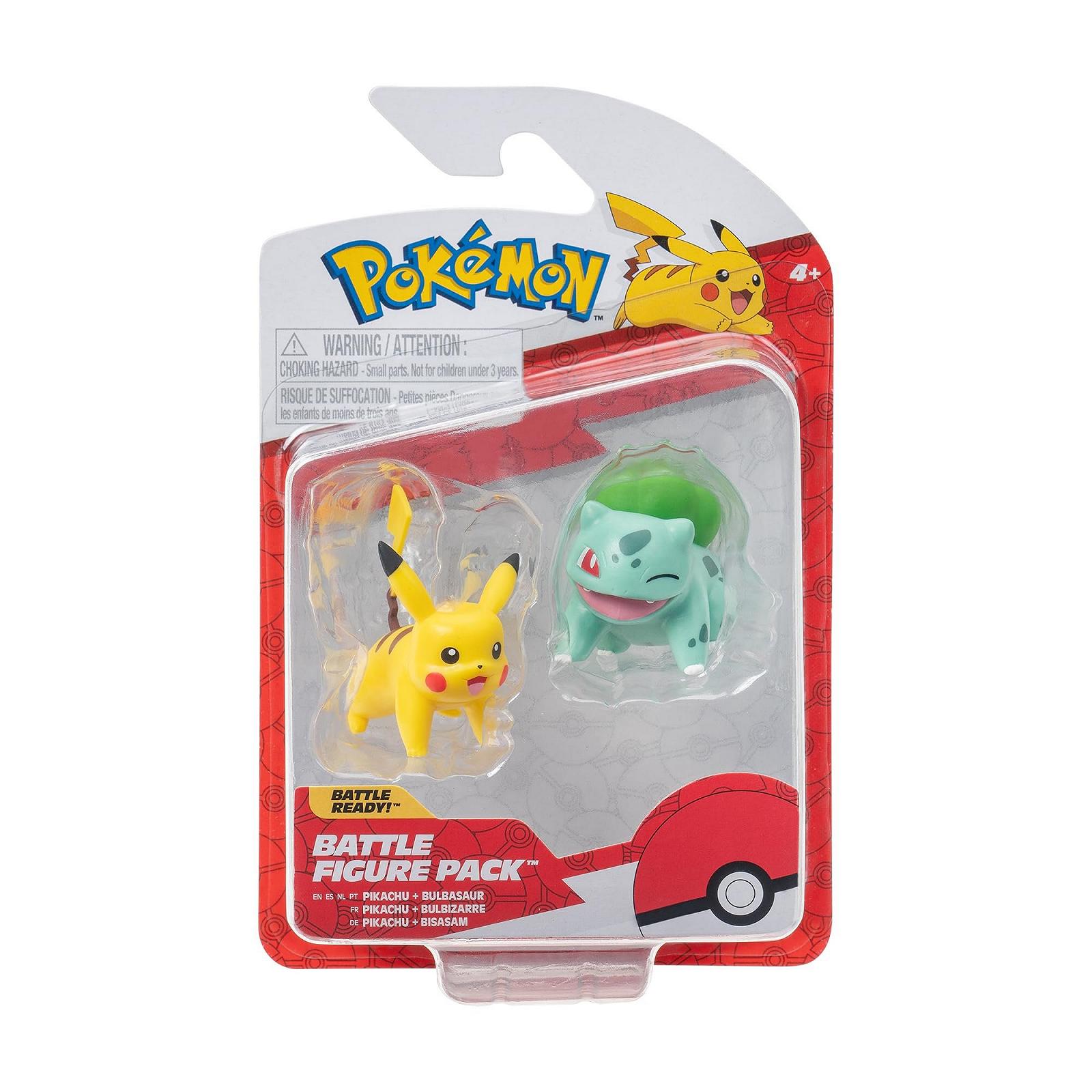 Бойові Фігурки Pokémon Pikachu та Bisasam 5 см, фото №2