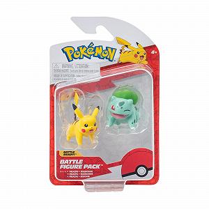 Бойові Фігурки Pokémon Pikachu та Bisasam 5 см synthetic.ua - Фото 1